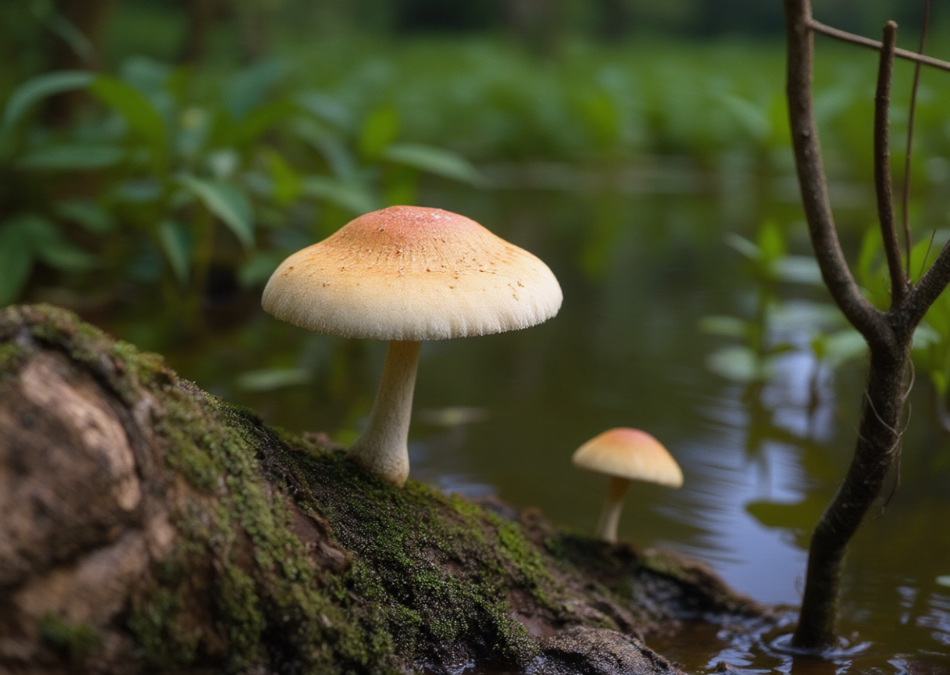 Marismas, turberas y zonas pantanosas: ¿qué hongos crecen en suelo húmedo?